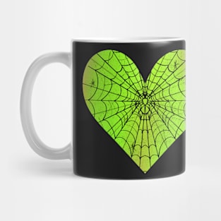 Spider Web Heart V29 Mug